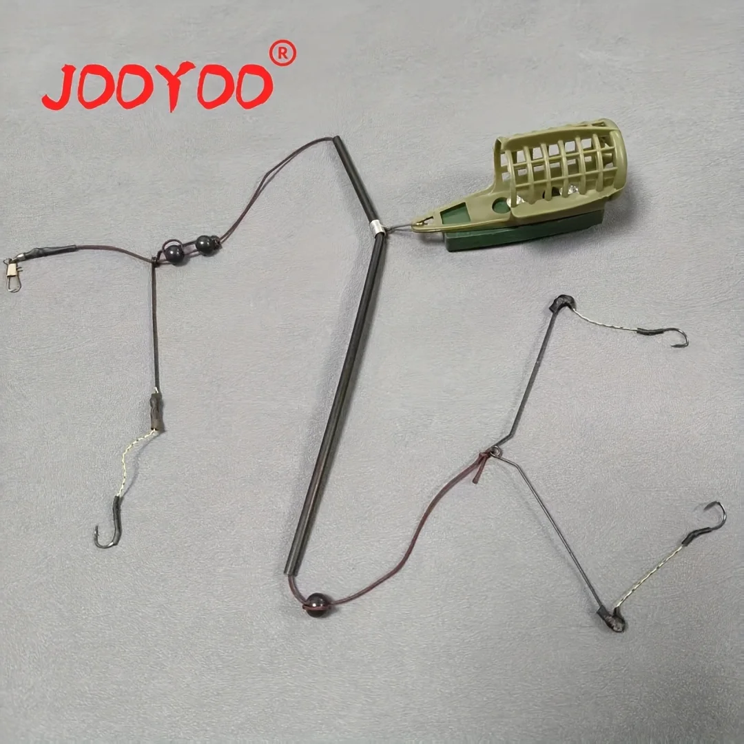 1PC European Method Feeder Kit with Bait Cage Green Flat Fedder Weight ...