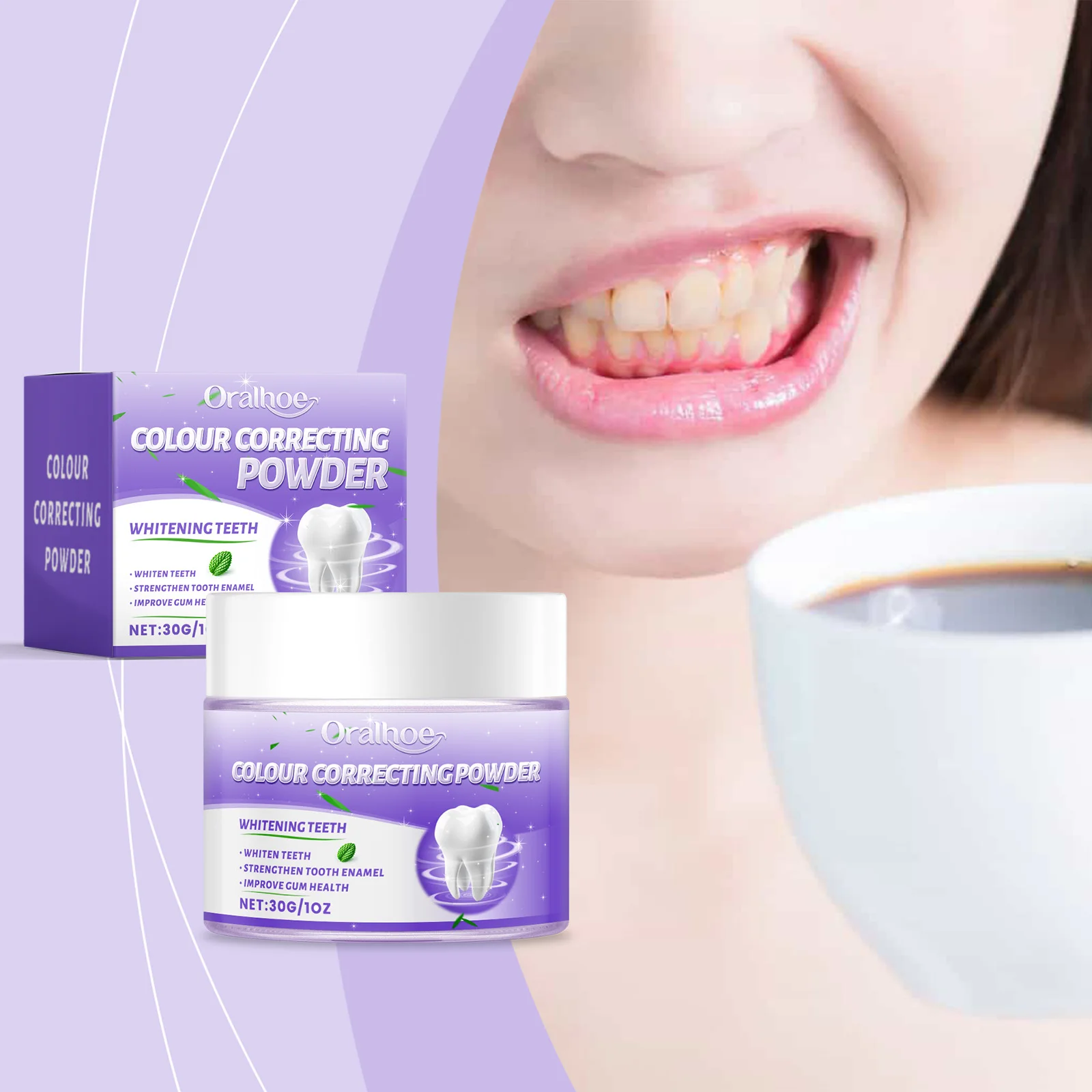 

Stain Cleansing Tooth Powder Teeth Whitening Fresh Breath Remove Teeth Yellow Plaque Reduce Oral Odor Brightening Tooth Powder