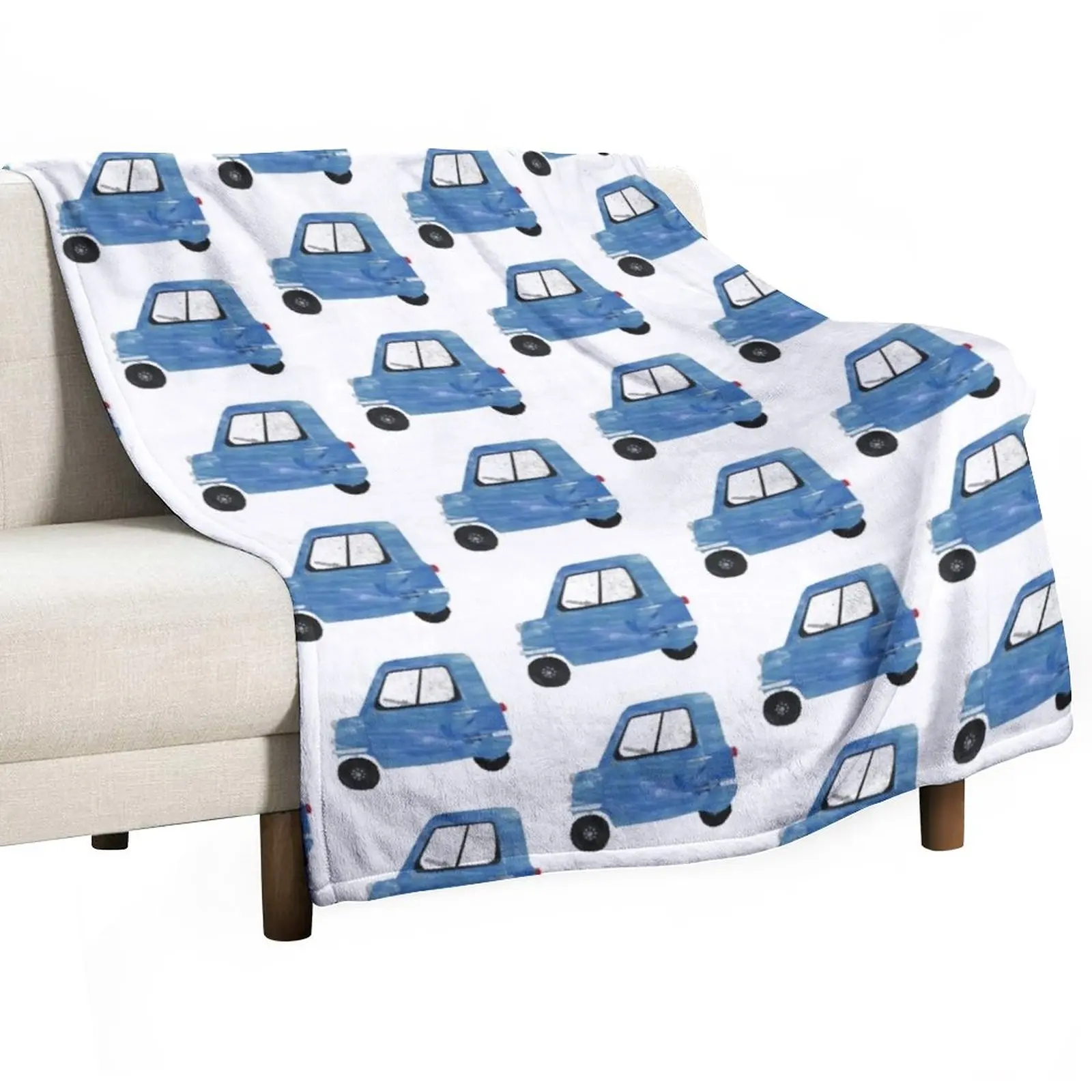 

Peel P50 - microcar Throw Blanket Blankets Sofas Of Decoration Plush Hairys Sleeping Bag Blankets