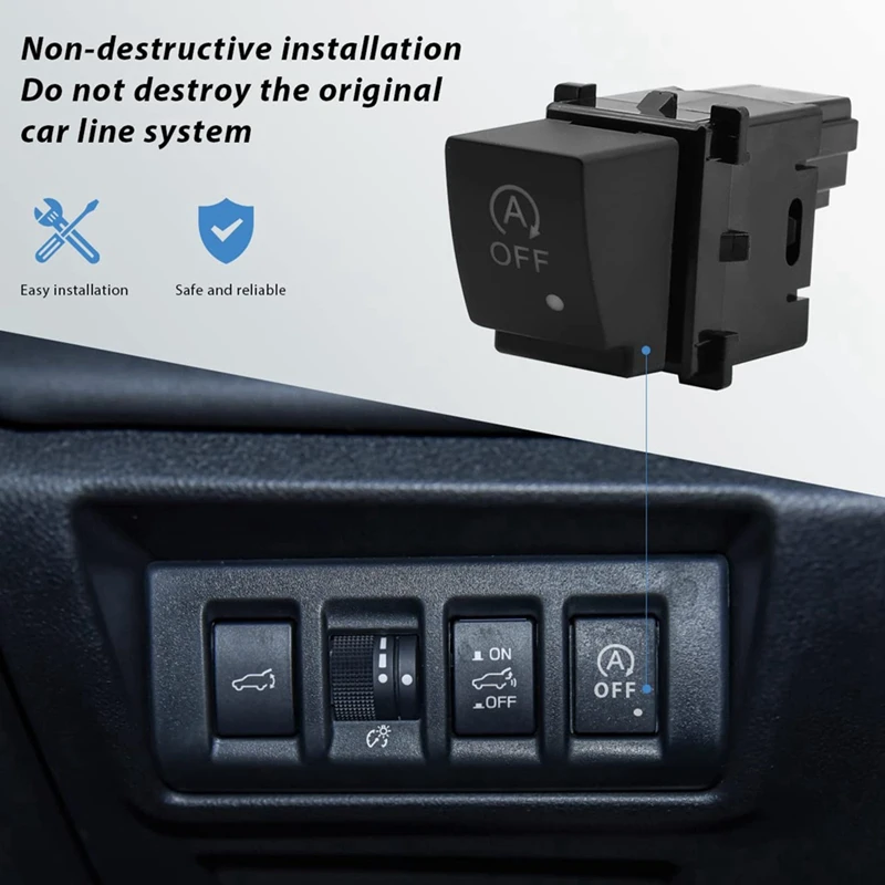 Auto Start e Stop Eliminator, A-Off Switch, Subaru Forester 2019-2022 Legacy 2017-2020 Outback 2015-2020 XV 2018-2022