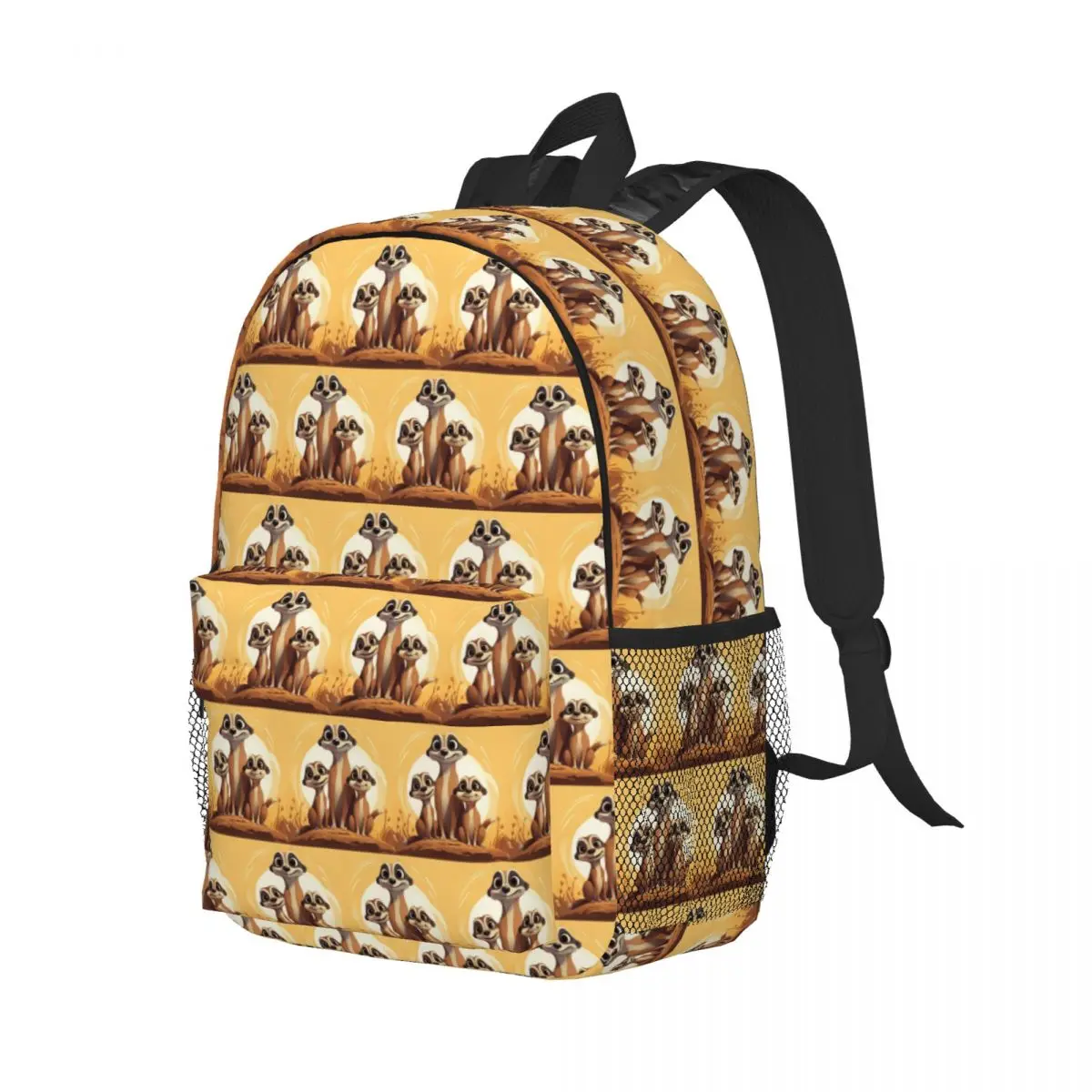 

Рюкзак Meerkats с героями мультфильмов, студенческая сумка для книг для мальчиков и девочек, детская школьная сумка, компьютерные сумки на плечо для мужчин и женщин