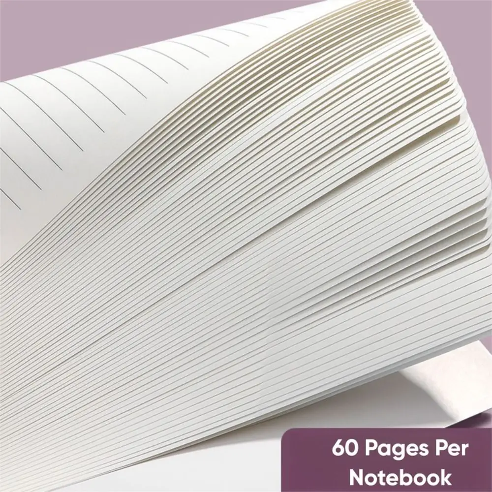 Thickened A5 Spiral Notebooks Color Perforated Pages Notepad Horizontal Line Inner Pages Hand Account Book Hand Account Book