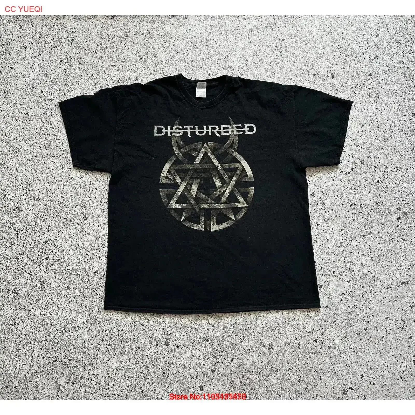 خمر المزعج الفرقة تي شيرت المعادن الثقيلة تلاشى 2000 s 2015 حجم XXL الرجال غسلها أوم امتدت تنوعا أزياء خمر #1