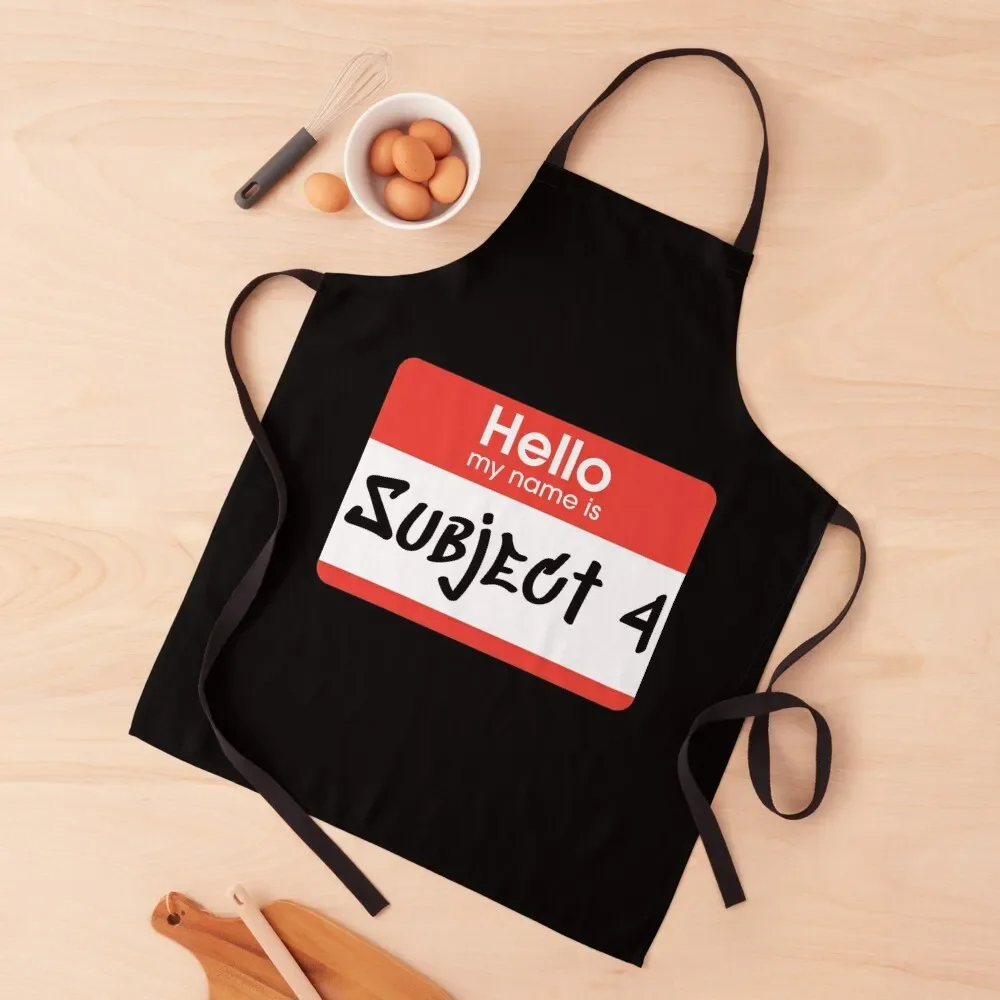 

my name is Subject 4 863 design Apron Goods For Home And Kitchen christmas Apron