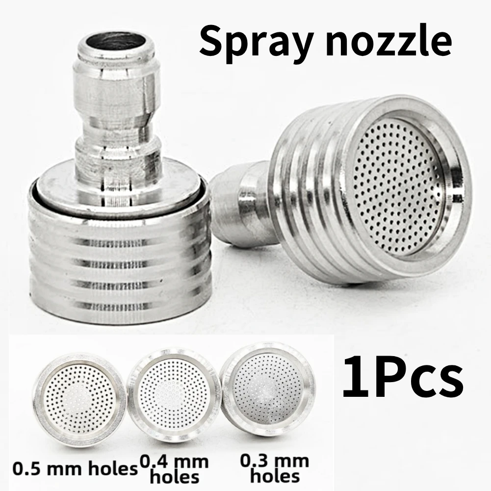 Water Sprinkler Washing Nozzle Stainless Steel Small Showerhead For Garden Irrigation Floor Cleaning And Washing Car Machines