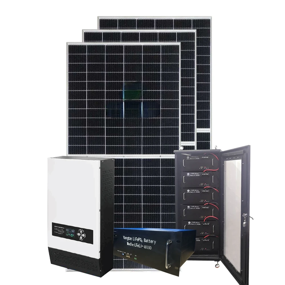 Yangtze hybrid 30kw solar pv ground mounting systems with lithium ion lifepo4 battery solar energy products