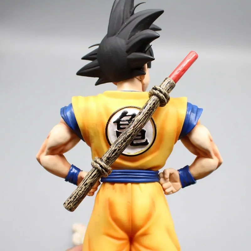 Dragon Ball Z Goku Dream Somersault Cloud Super Saiyan Standing Collection Figures Statue Anime Peripheral Model Ornaments Toy