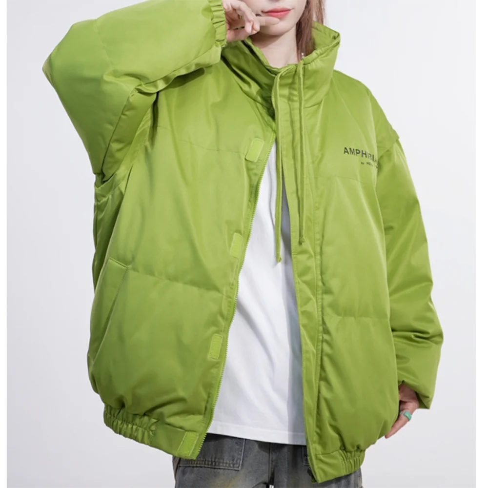 Sleeves women's same cotton-padded clothes women's winter fashion thickened warm cotton-padded couple's vest jackets tide