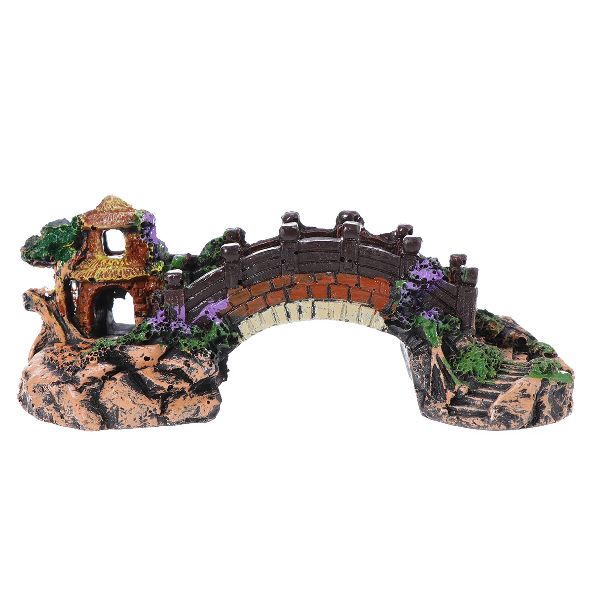 

Bridge for Fish Tank Viewing The Rockery Decoration Aquarium Decorations Decorate