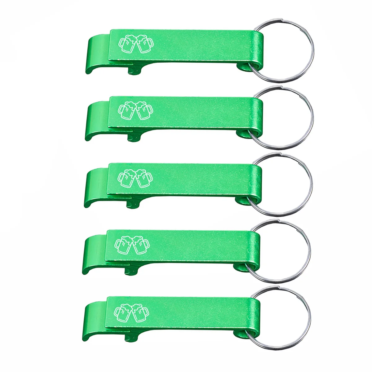 5pcs Custom Name Keychain Aluminum Alloy Set