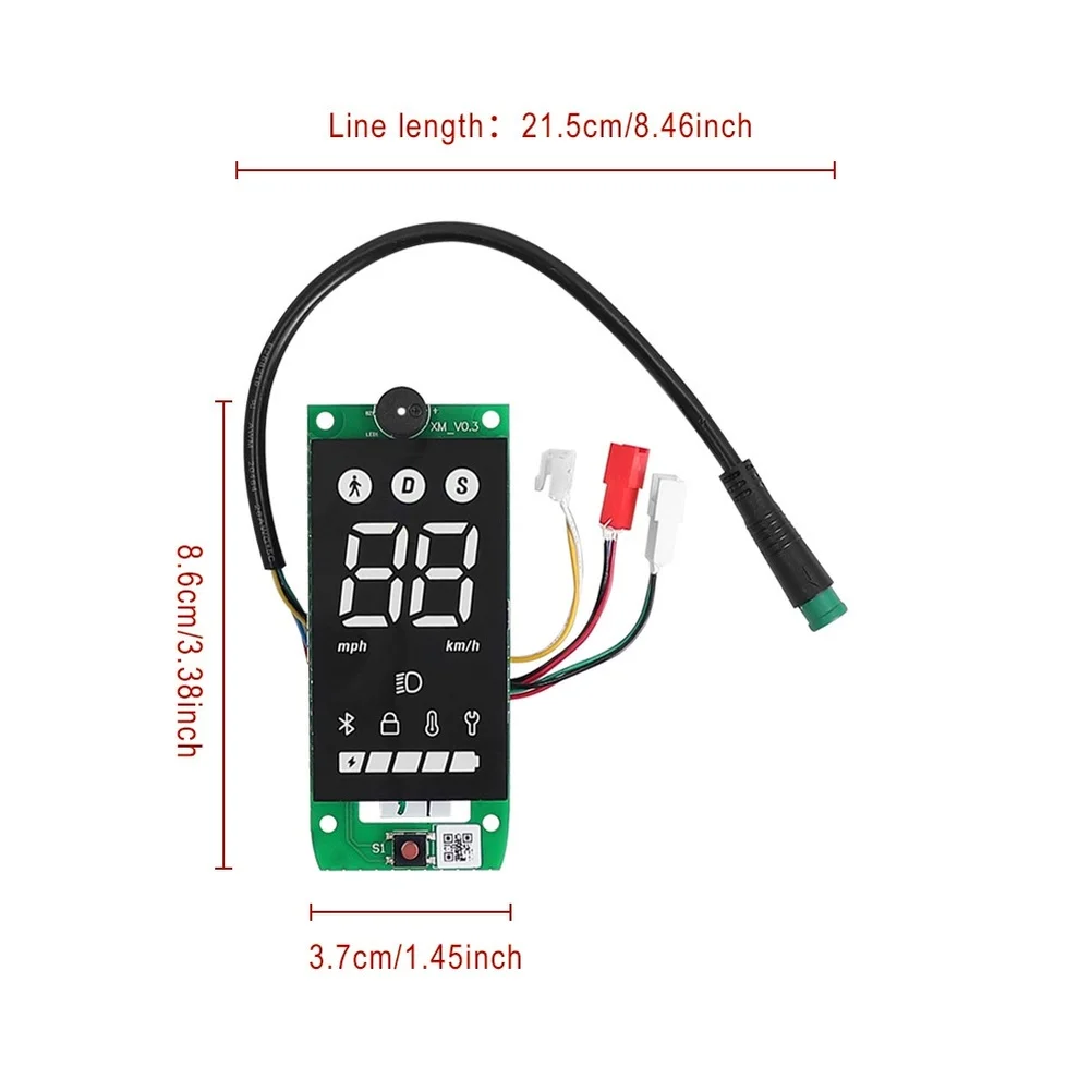 

LCD display instrument panel for Xiaomi 4 Lite 2nd generation scooter designed for quick connection and reliable performance