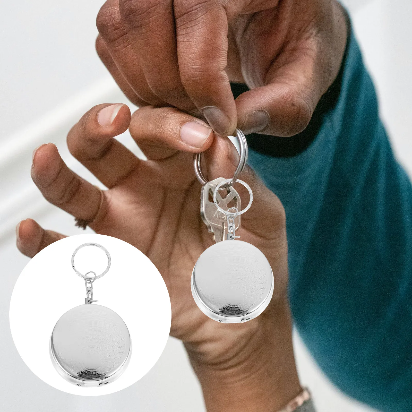 

Набор из 3-х пепельниц для улицы, из нержавеющей стали, портативные, прочные, металлические контейнеры для окурков