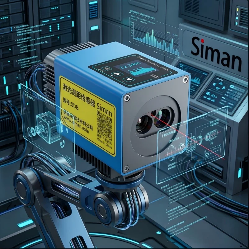 Long Range Laser Distance Sensor SDB 50/100/200/300/600/1500m DTOF Measurement RS485 Output IP65