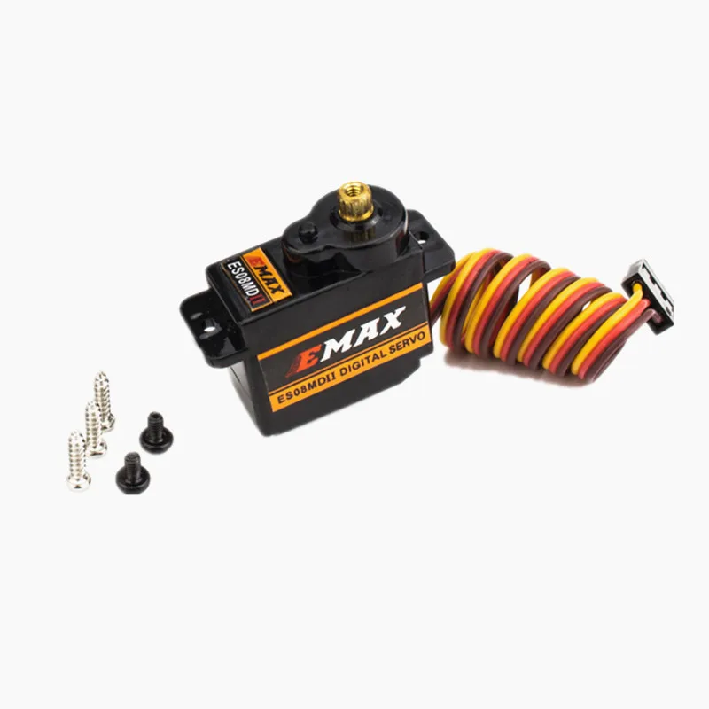 EMAX ES08MD 08MDII Digital Servo Micro Motor 12g Torque 2kg Mini Metal Gear For Helicopter RC Plane Airplane