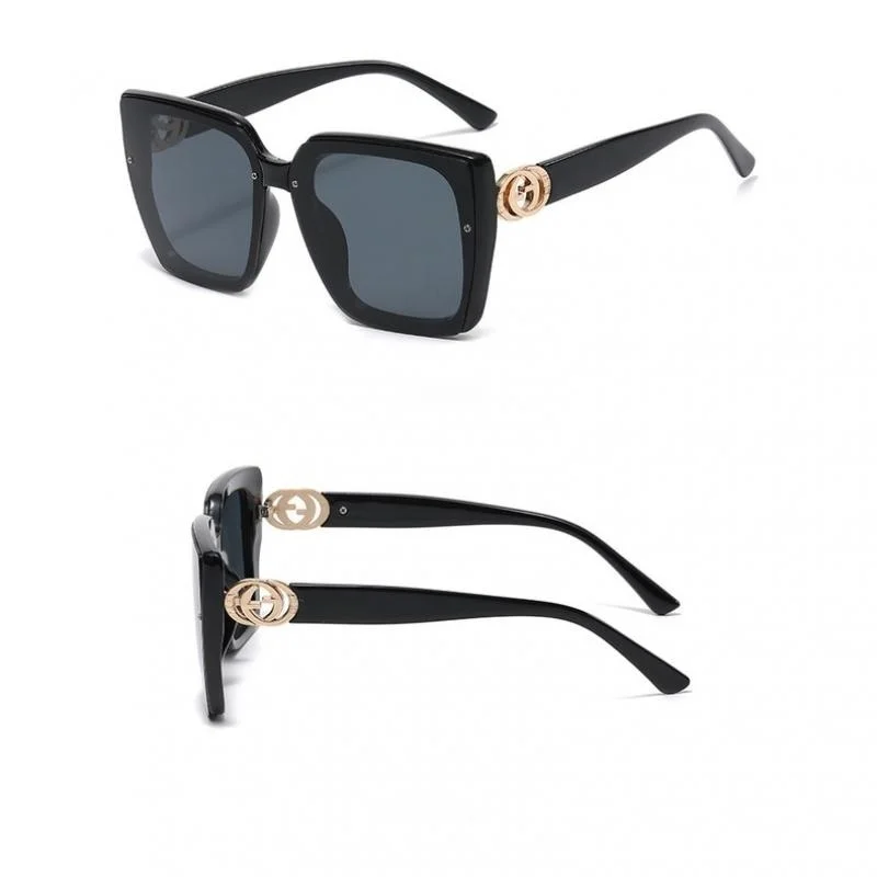 OCYCO Fashion Square Large Frame Sunglasses Women European And American Fashion UV Resistant Glasses Party image 6