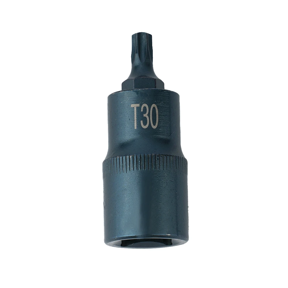 Torx Screwdriver Bits Tool 1/2 Socket Bits Adapter T30 T40 T45 T50 T55 T60 T70 1/2 Inch Adapter Hand Tools Multifunction