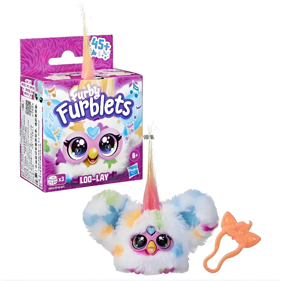 Juguetes calientes Hasbro Furby Kawaii muñeco electrónico de peluche cantar Anime dibujos animados regalo de cumpleaños chico juguetes para amigos niño niña Anime Merch