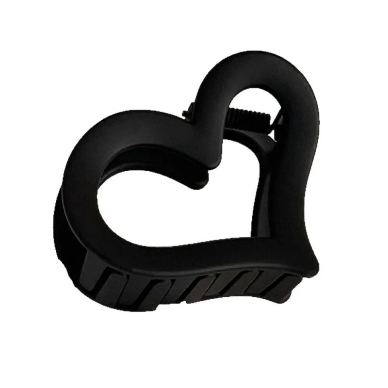 Fermaglio per capelli di squalo medio a forma di cuore semplice e di fascia alta