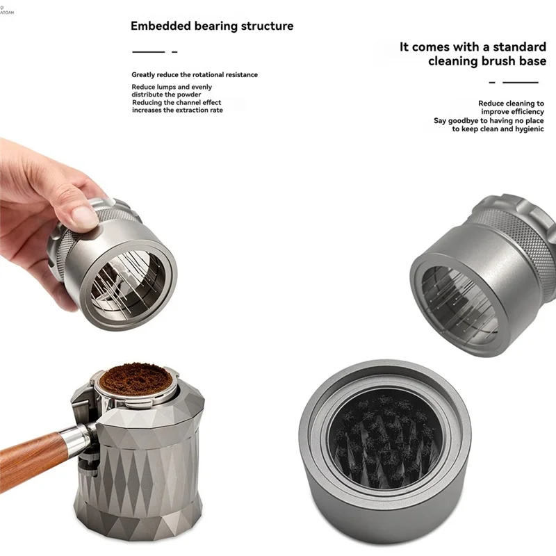 

AT19-51MM Adjustable Coffee Distributor Coffee Powder Distributor Needle Coffee Powder Stirring Tool