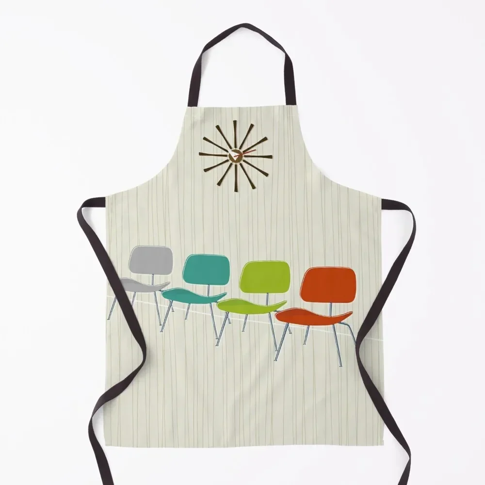 Mid Century Modern Furnishings Apron useful gadgets for home Smock for hairdressing Apron