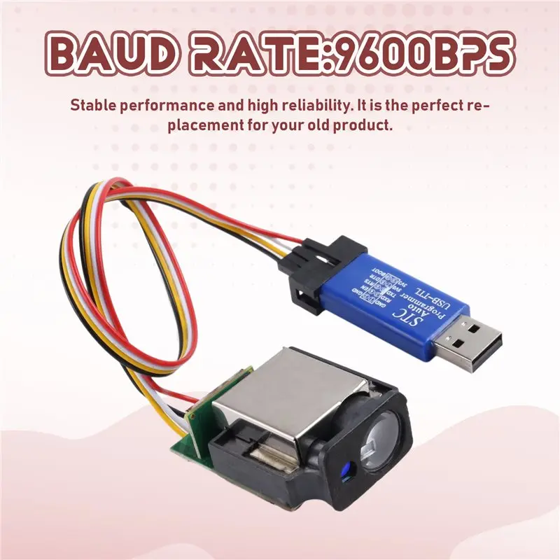 B04B-Laser Distance Sensor Module Infrared Lidar Displacement Electronic Component For Competition Applications