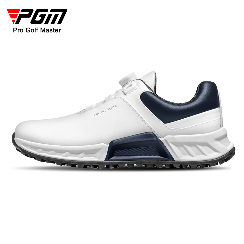 

PGM New Golf Shoes Men Spikeless Comfortable Knob Lacing Waterproof Sports Shoes