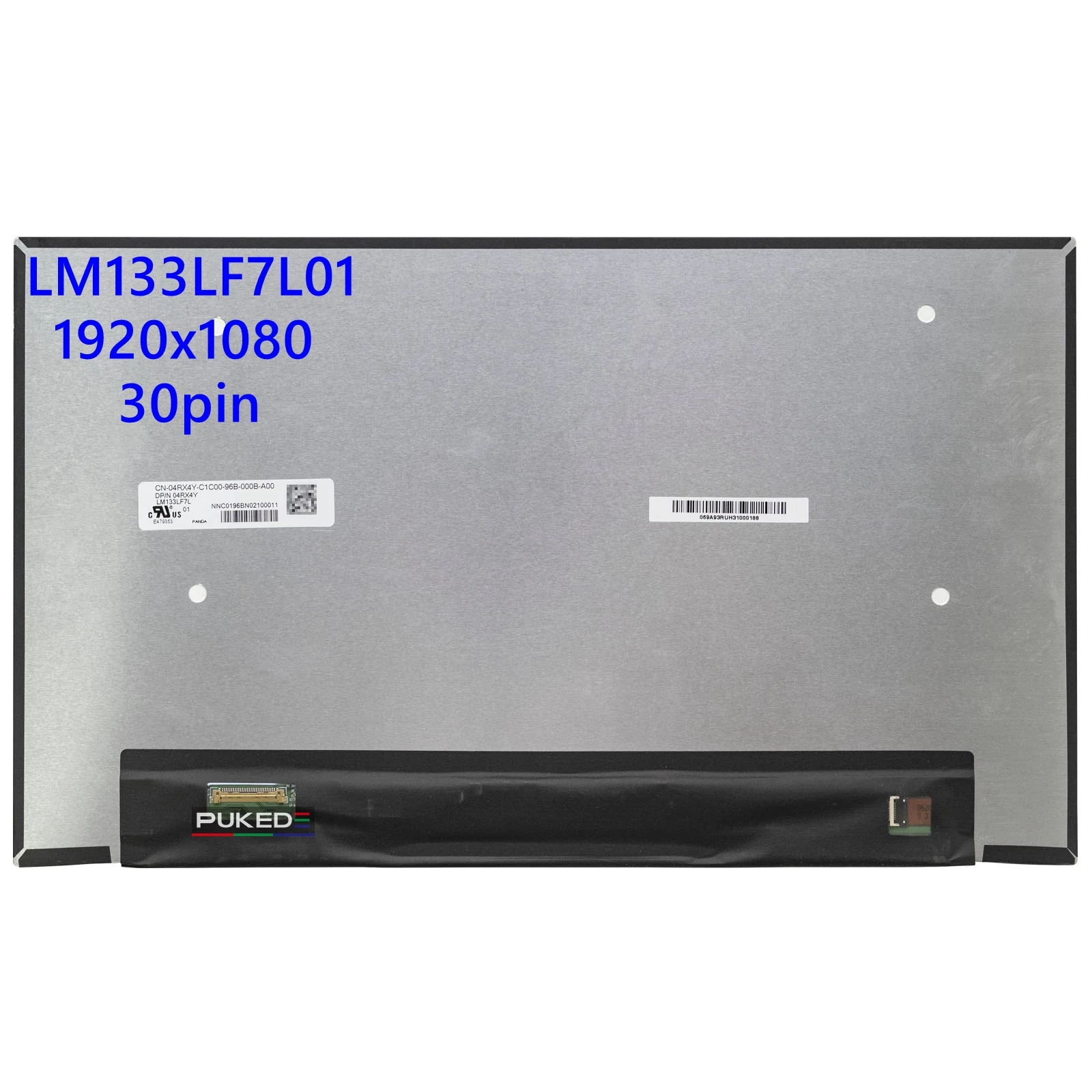 Imagem -01 - Laptop Tela Lcd Lm133lf7l Lm133lf7l01 N133hce-g52 B133han04.6 para Dell Latitude 5320 7380 7390 Display Matrix 30pin Edp 13.3 laptop tela lcd lm133lf7l lm133lf7l01 n133hce g52 b133han046 para dell latitude 5320 7380 7390 display matrix 30pin edp 133 01