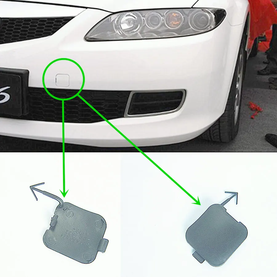 Car accessories GV2S-50-A11 front bumper towing hook cover for Mazda 6 2005 to 2008 GG STD type