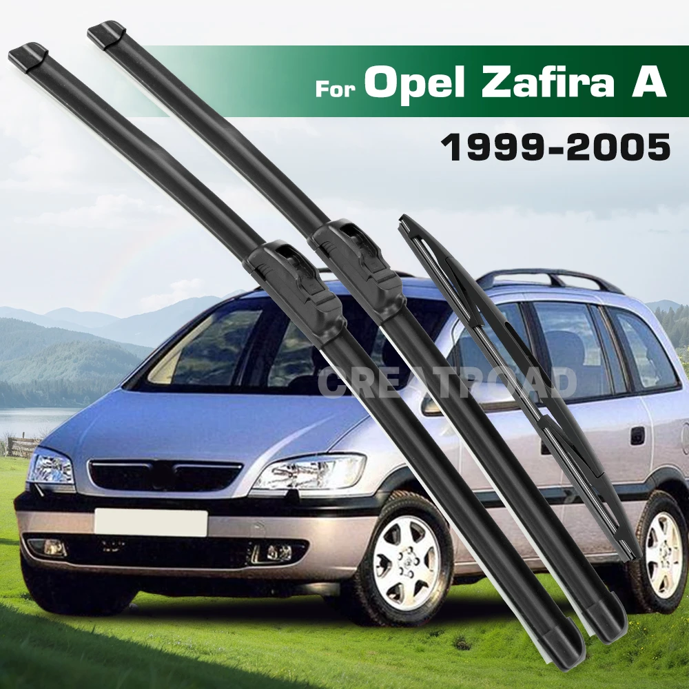 

GREATROAD Wiper LHD&RHD Front & Rear Wiper Blades Set For Opel Zafira A 1999 - 2005 Windshield Windscreen Window Brushes