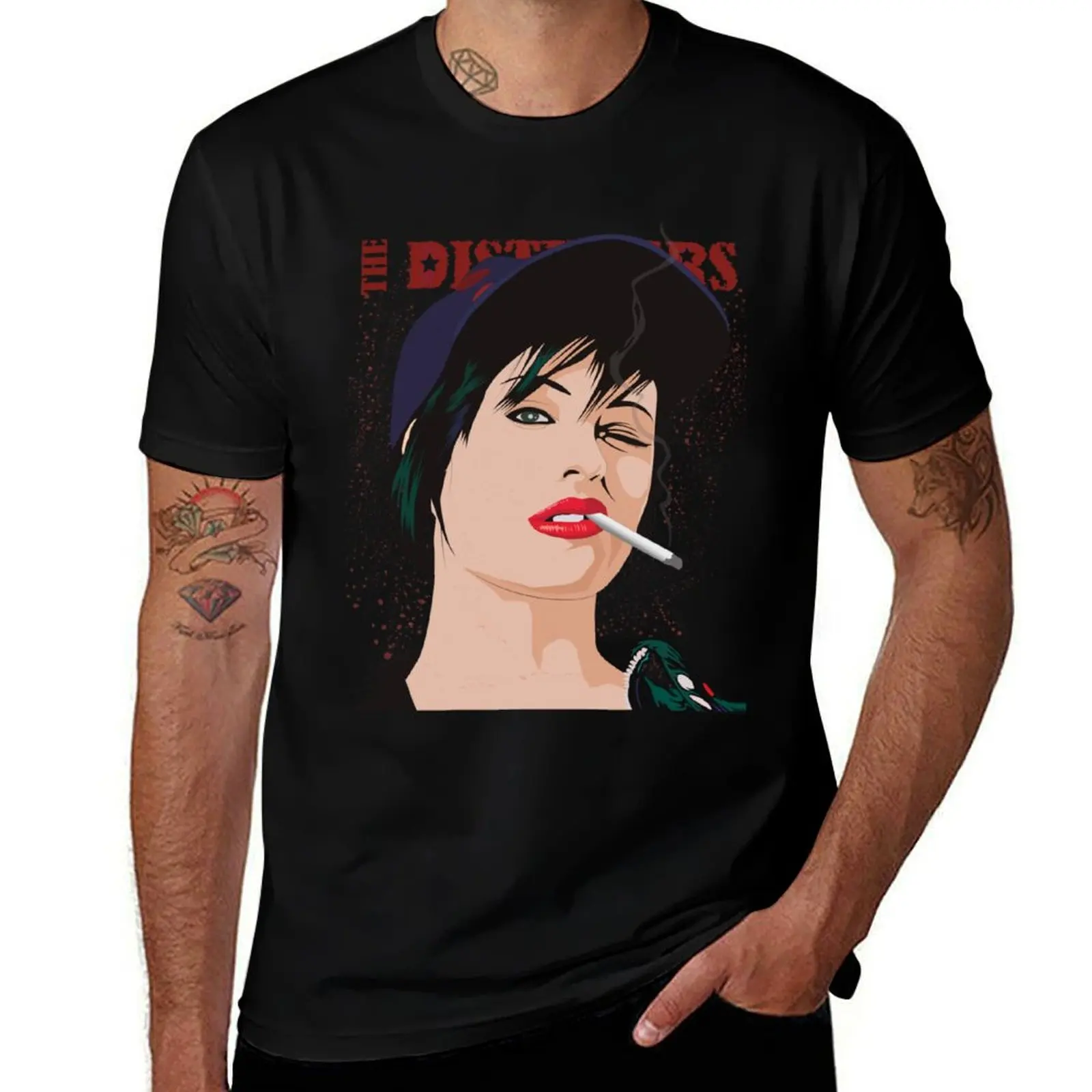 

BROODY DALLE - THE DISTILLERS PUNK ROCK BAND T-Shirt Clothing customizeds summer tops black t shirts for men