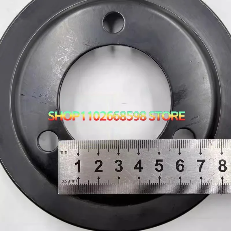 Excavator Crankshaft Pulley with Air Conditioning Belt Wheel Compatible with Modern YM4TNV94/98 Engine Excavator Ac
