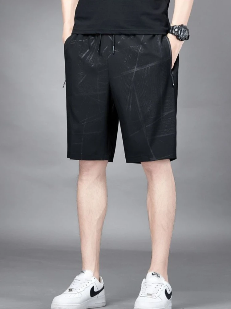 

Summer Men's Camouflage Shorts Quick-Dry Lightweight Outdoor 5-Inch Loose Fit Big Size Casual Sport Shorts