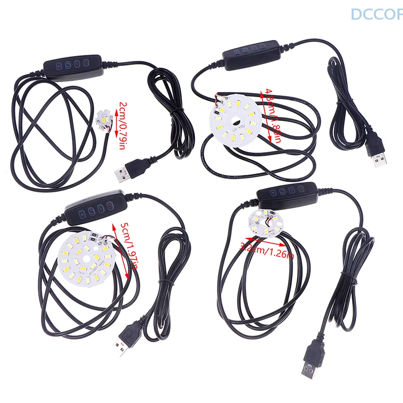 1 stks DC 5 V 1 W 3 W 6 W 10 W LED Licht Online Schakelaar Dimmen Controller Met 2 m Kabel USB Plug Licht Board