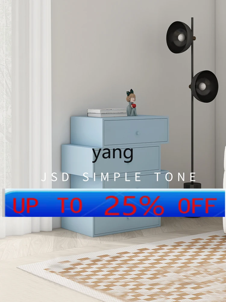 

LTT Solid Wood Bedroom Locker Painted Drawer Cabinet