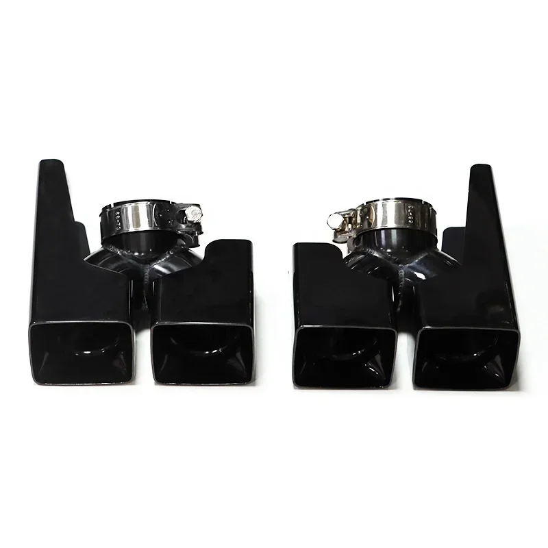 

SYPES 1 Pair 304 Stainless Steel Square Exhaust Tip For Land Rover Defender 2022 Exhaust System 20-23 Modified Khan Exhaust Pipe