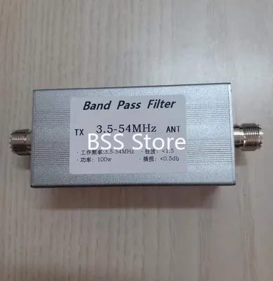 BPF-3.5-54 3.5-54MHz Band Pass Filter BPF Improves Anti-jamming Ability Short Wave Filter Band Pass module sensor