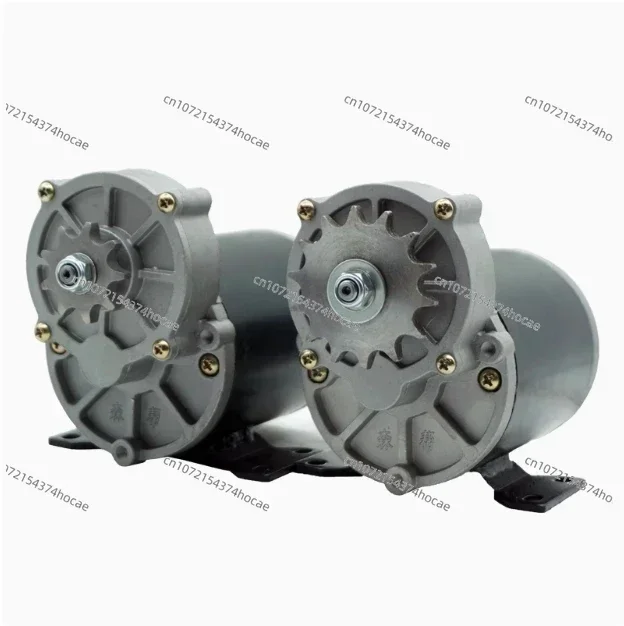 12V 24V 500W 200RPM DC Geared Motor, 9 Teeth/14 Teeth, High Torque Fertilizing Motor, Multi-purpose Sprocket