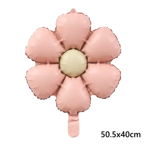 10 पीस 50.5x40 सेमी मैट गुलाबी कैंडी डेज़ी गुब्बारा एल्यूमीनियम पन्नी गुब्बारा लड़की बेबी शॉवर जन्मदिन की पार्टी शादी की सजावट 8 best sales एक साल की जन्मदिन वाली लड़की - №5