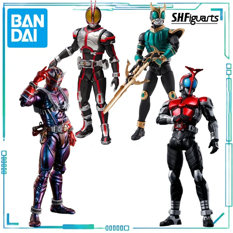 

BANDAI Genuine S. H. Figuarts Series True Bone Carving Kamen Rider Empty Me，faiz X HENSHIN Finished Product Model Collectibles
