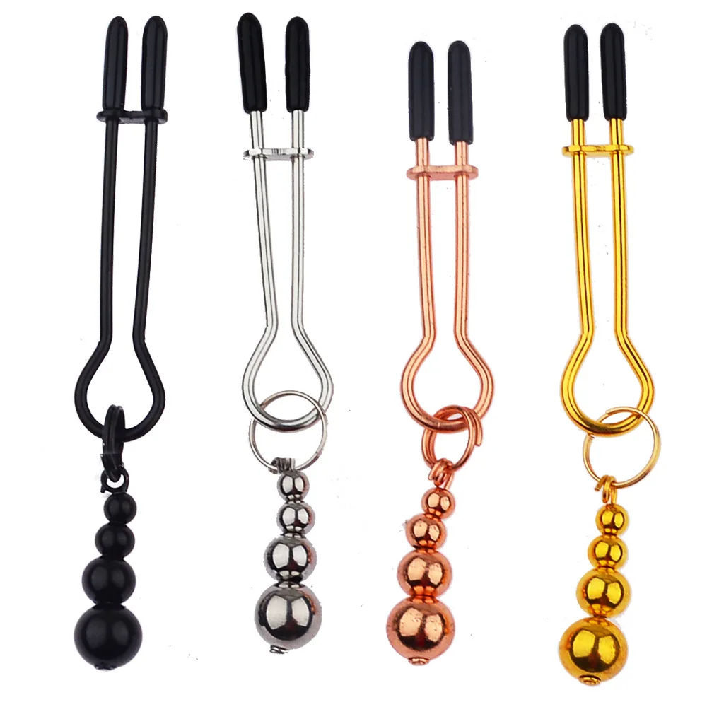 Pince à clitoris réglable pour couples, pinces à seins et à lèvres, jouets sexuels, bijoux, jeu pour adultes, 1 paire