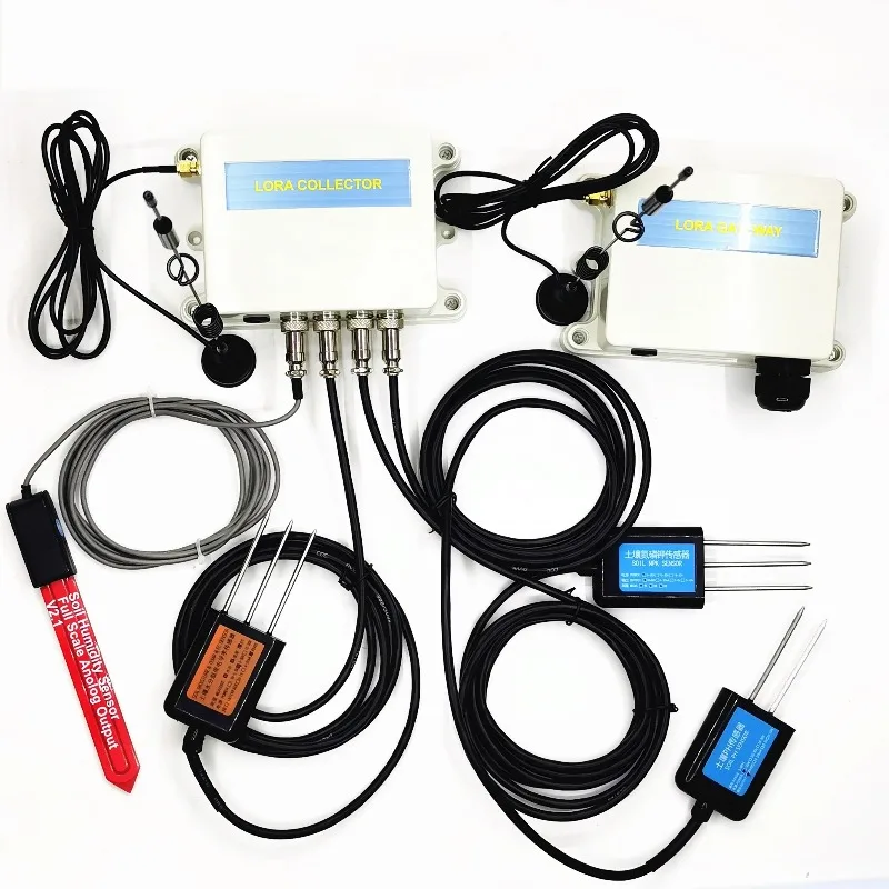

Lorawan Rs485 Soil Sensor for Smart Farming Moisture Temperature EC Salinity NPK PH Measurement Agricultural IoT Device