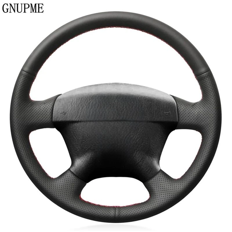 Steering Wheel Cover Black Artificial Leather Car Steering Wheel Covers For Honda Civic 2000-2005 Civic Hybrid 2003 Stream 2001