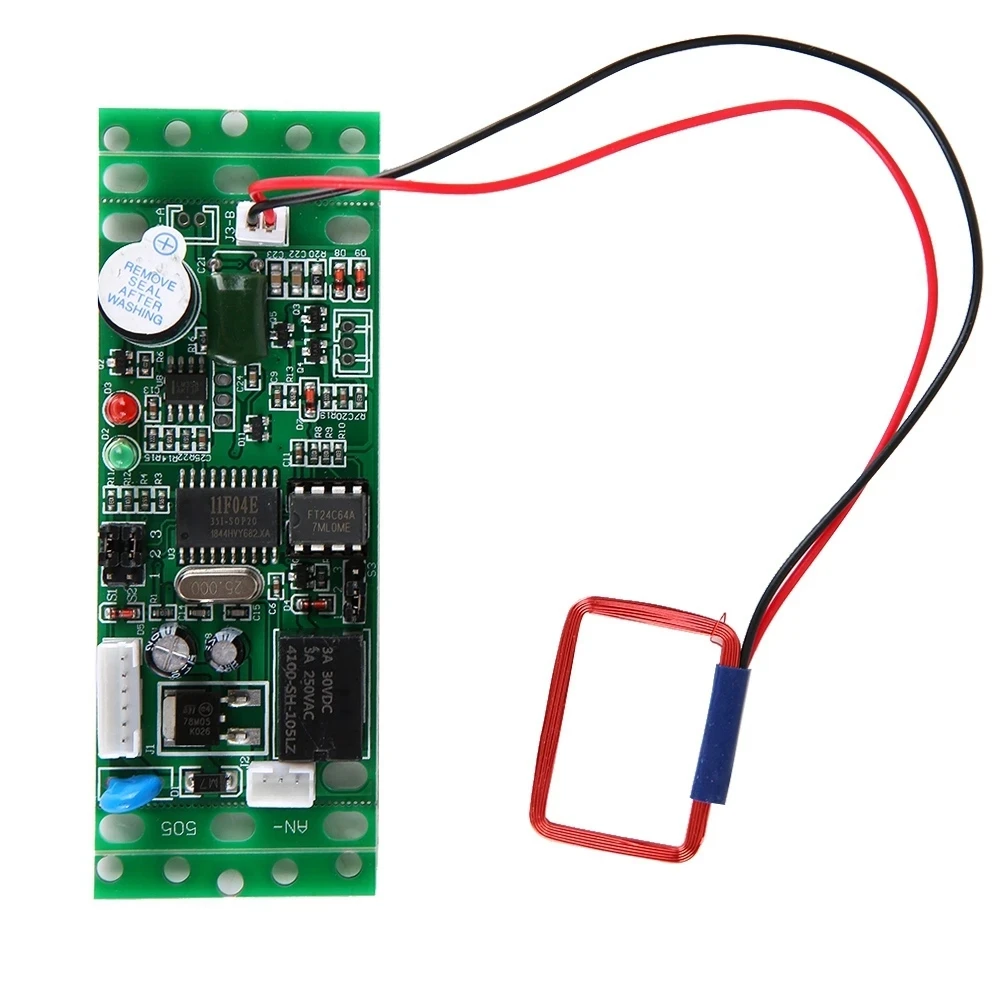 Imagem -05 - Placa de Controlo Embutida para Controlador de Acesso Novos Acessórios para Portas dc 912v 2000 Capacidade do Utilizador 125khz 9-12v