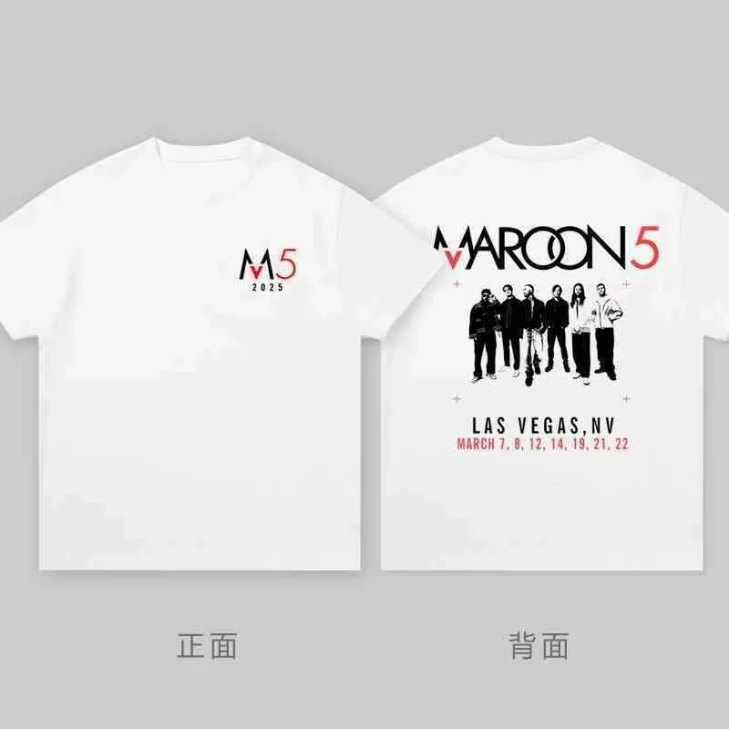 

Maroon 5 Album Hip Hop Summer Street Rap Sports Street Dance Casual Fitness Men's Short Sleeve T-shirt Top Girls' T-shirt
