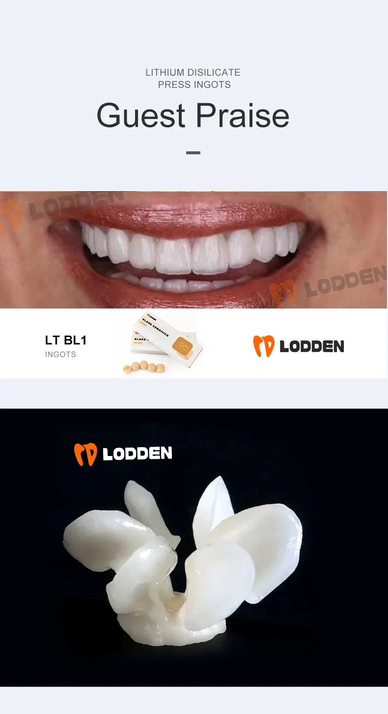 10 Stück Dental-Press-Lithium-Disilikat-Glaskeramik-Blockrohlinge HT LT für ultradünne Veneers, Dentallabor-Restaurationsmaterialien – Detail 8