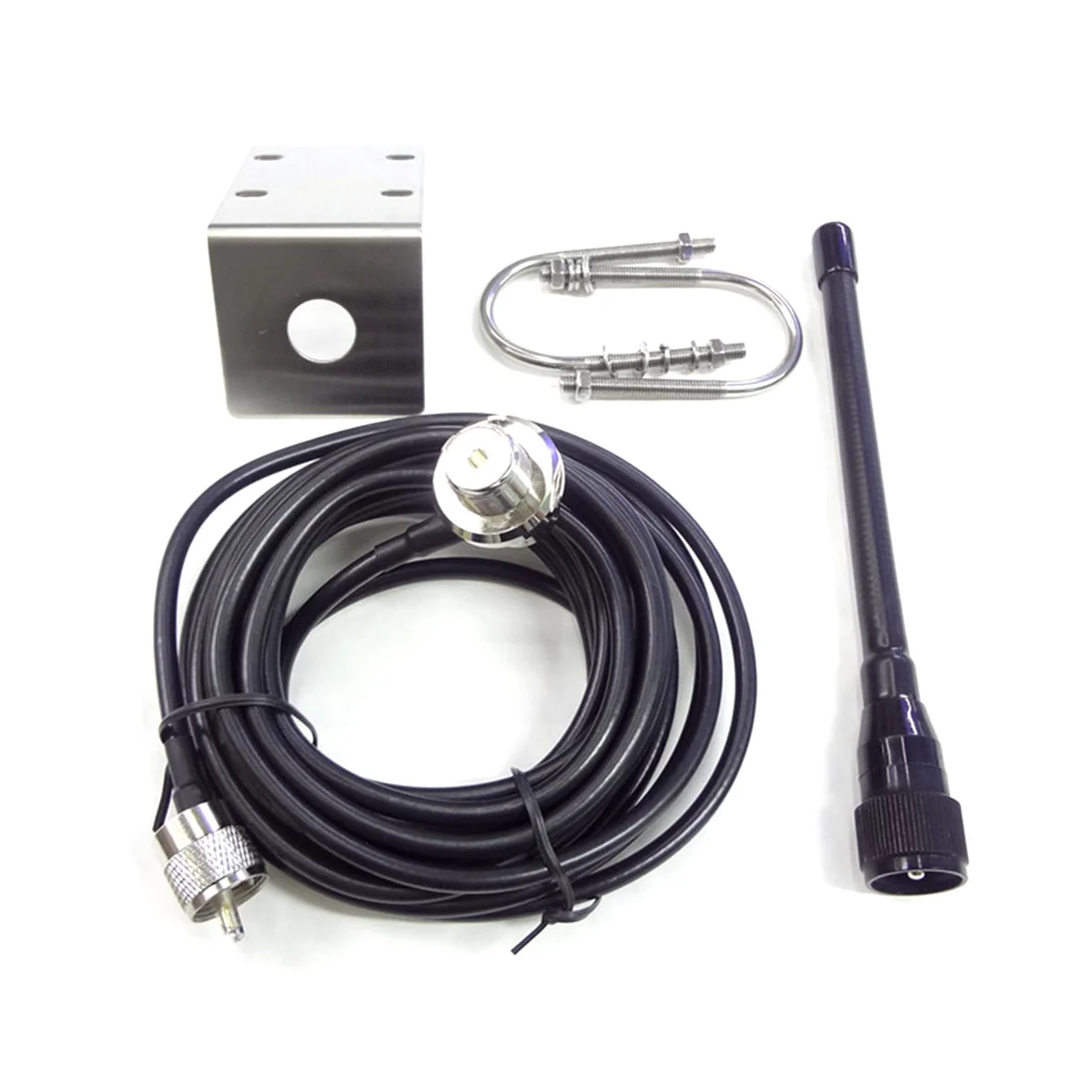 VHF Marine Antenna 156-163Mhz with 5M RG-58 Cable for Boat Sailboat