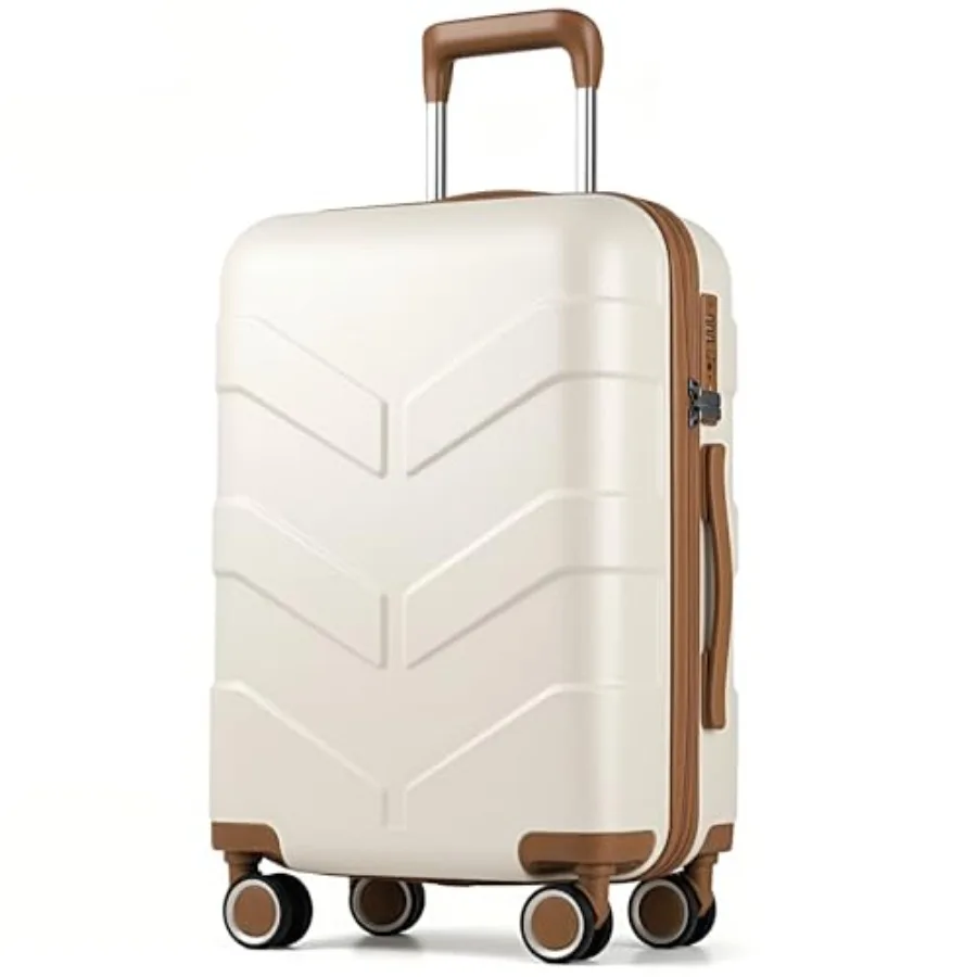 

Hardside Carry On Luggage 22x14x9 Airline Approved with Spinner Wheels, Lightweight 20-inch Carry-On Suitcase for Men and Women