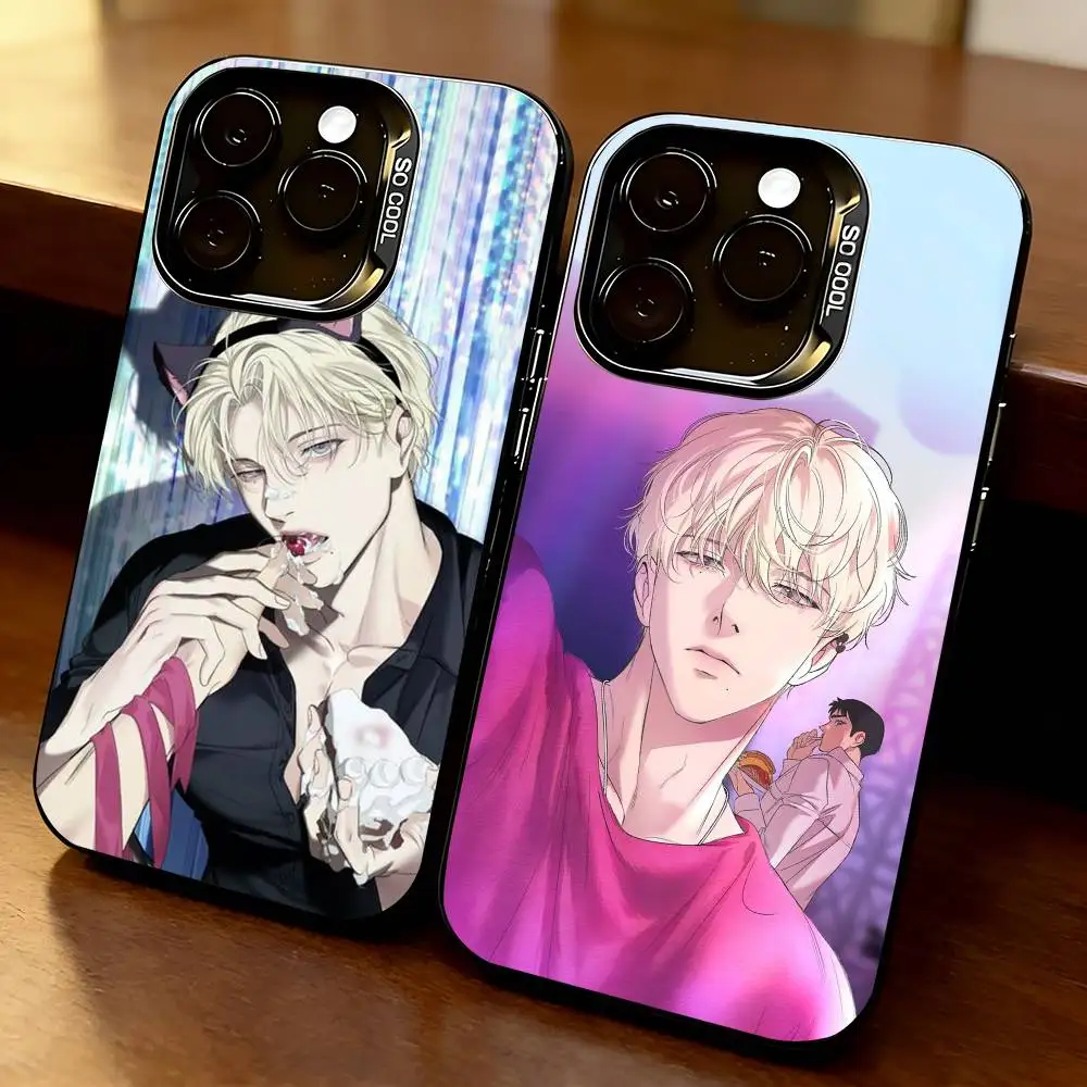 Comics P-Passion-N Phone Case For iPhone 17,16,15,14,13,12,11 Plus,Pro Max,XS,Colorful Silver Black Cover