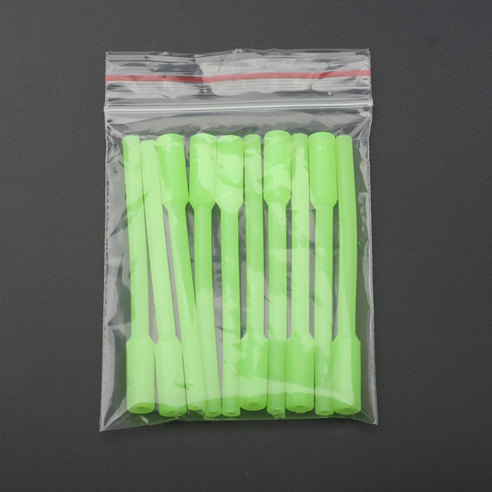 Sleeve Tube Fishing Soft Cover 10pcs Accessories Luminous Practical Silicone For Deep Sea Fishing High Quality