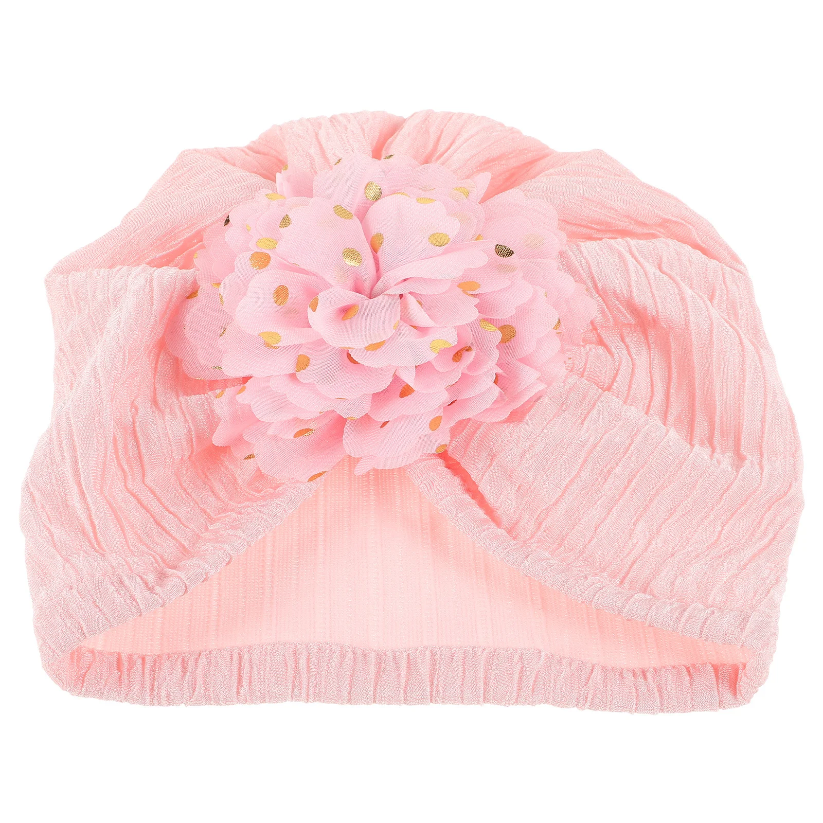 

Infant Baby Hat Newborn Turban For Girls Spring Autumn Warm Beanie Cap Floral Design Polyester Soft Headwear Toddler Elastic Hat